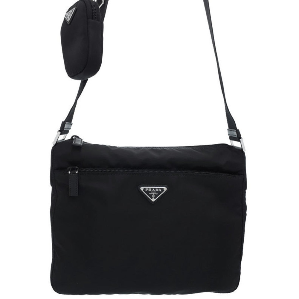 Prada Re-nylon Shoulder Bag Black